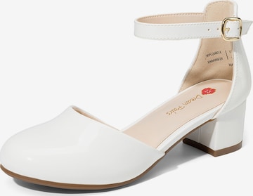 Ballerines 'DREAM PAIRS Prinzessin Schuhe Mädchen Stöckelschuhe Kinder Ballerinas' Dream Pairs en blanc : devant
