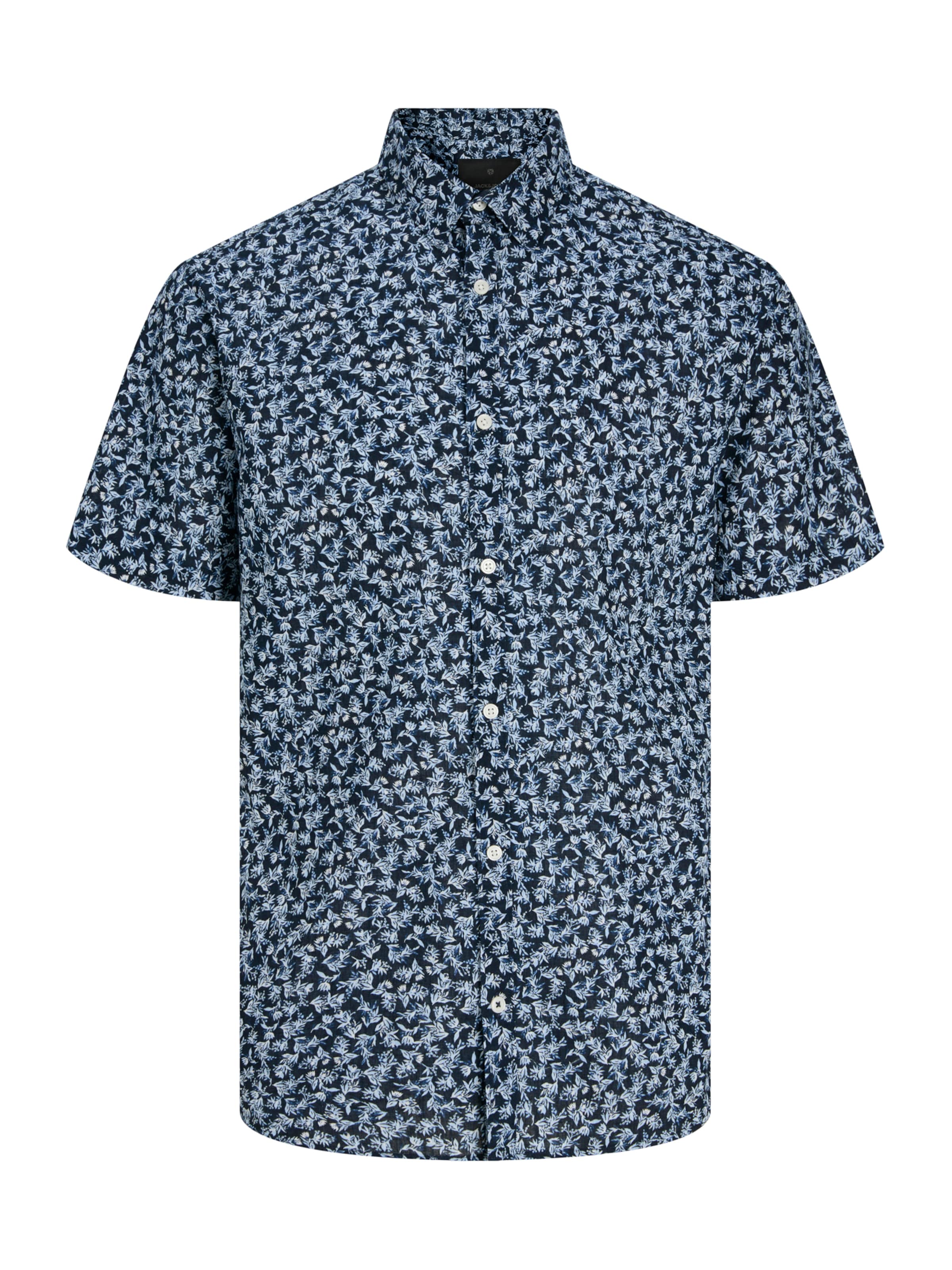 JACK & JONES Regular fit Button Up Shirt 'JPRBLASUMMER' in Blue: front