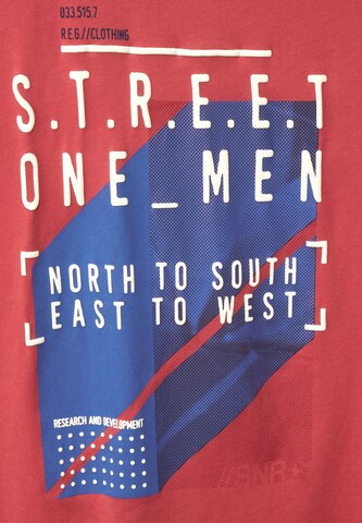 Street One MEN T-Shirt in Rot
