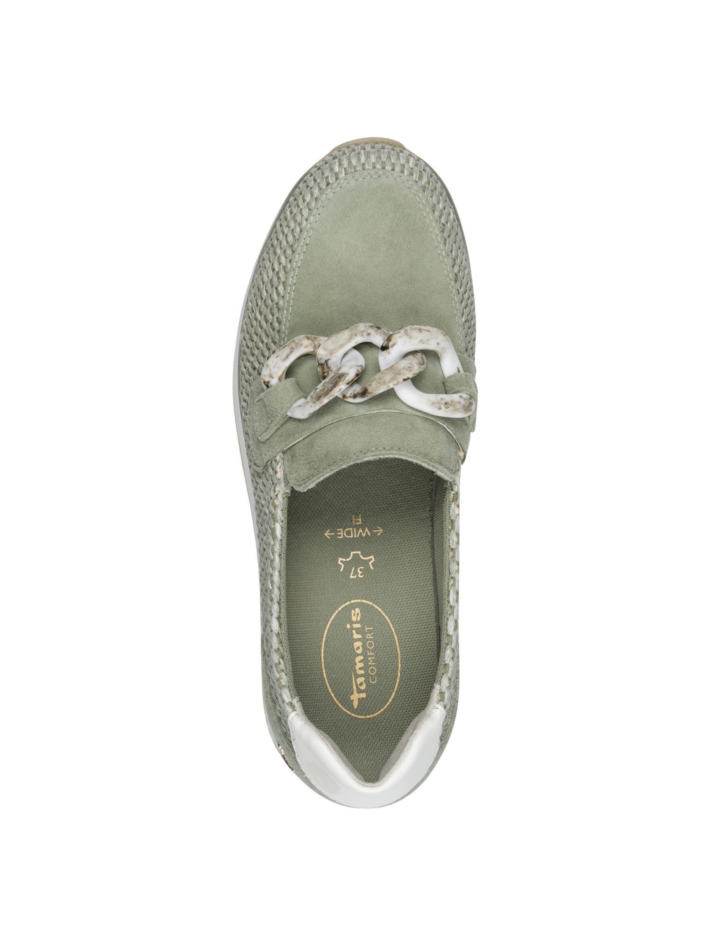 Tamaris Slipper in Grün