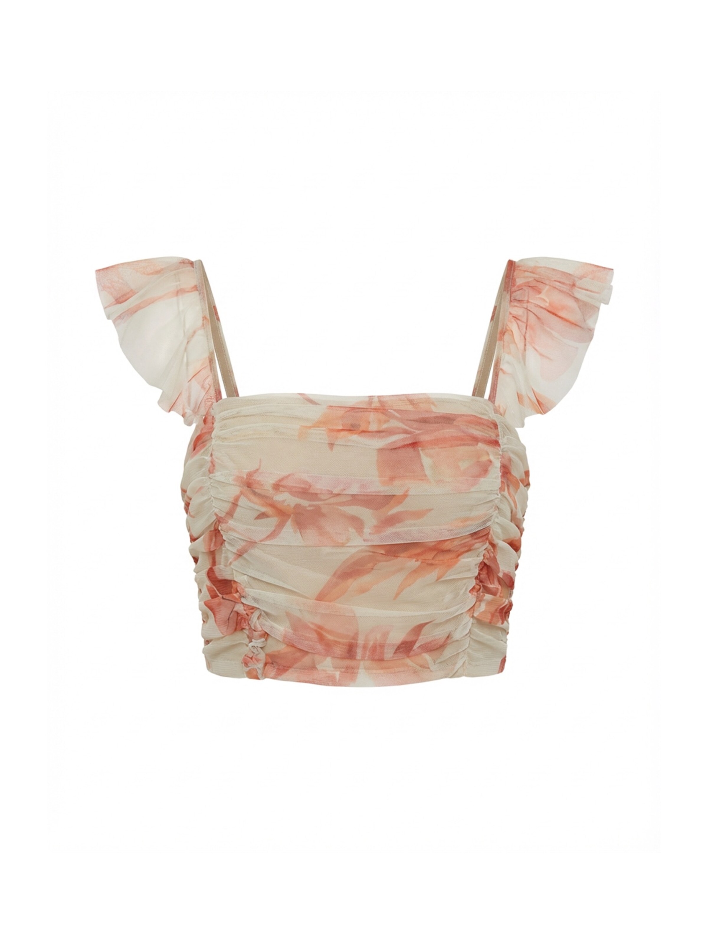 Guido Maria Kretschmer Women Блузка 'Rachel' в Цвет экрю / Темно-оранжевый, Обзор товара