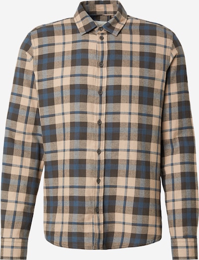 BLEND Paita värissä laivastonsininen / suklaa / mokka, Tuotenäkymä