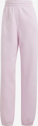 ADIDAS ORIGINALS Tapered Pants 'Essentials Fleece' in Pink: front