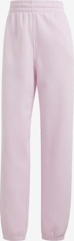 ADIDAS ORIGINALS Tapered Broek 'Essentials Fleece' in Roze: voorkant