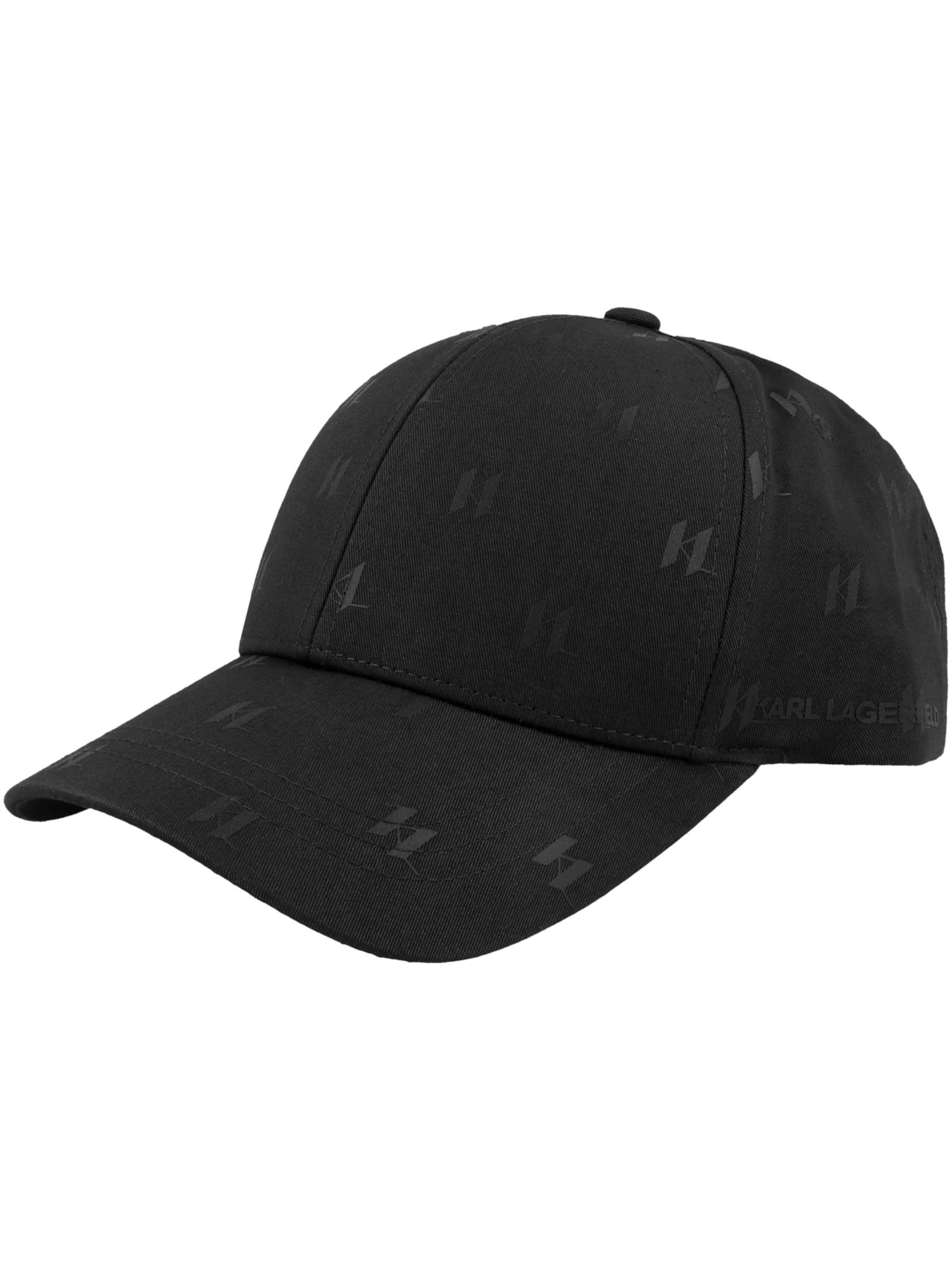 Karl Lagerfeld - Gorra en negro: frente