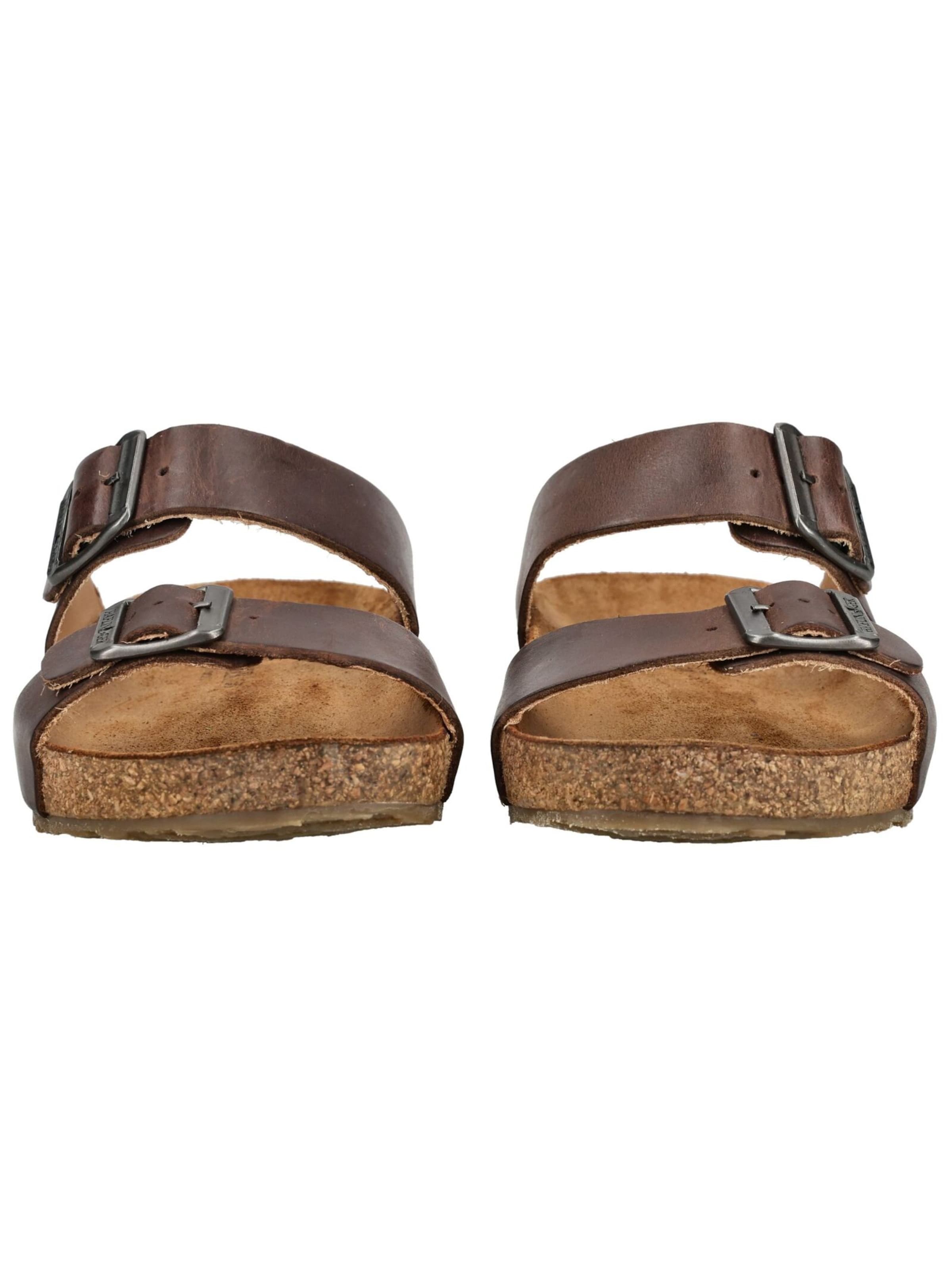 HAFLINGER Pantolette in Braun