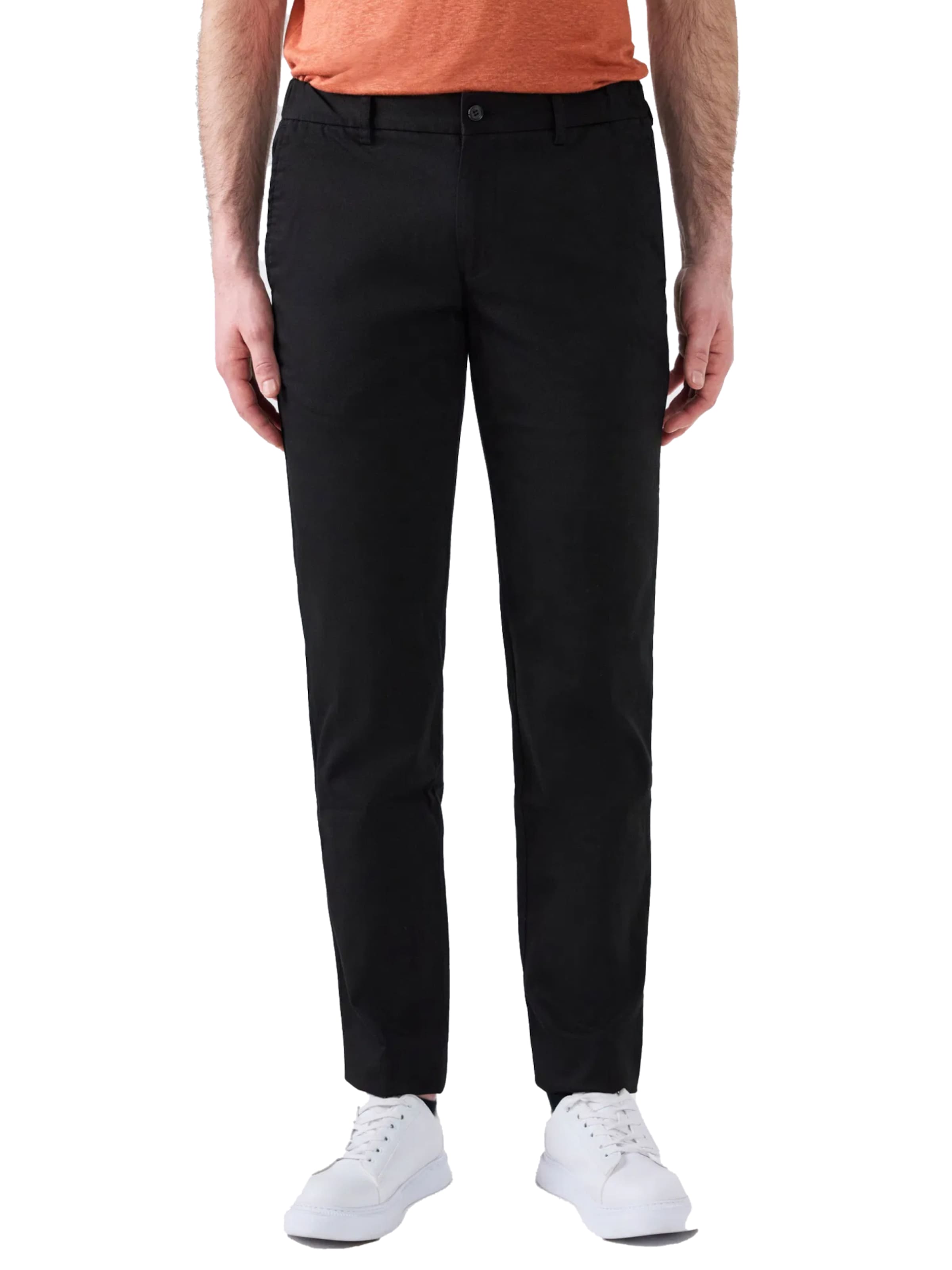 D’S Damat Regular Hose in Schwarz: Vorderseite
