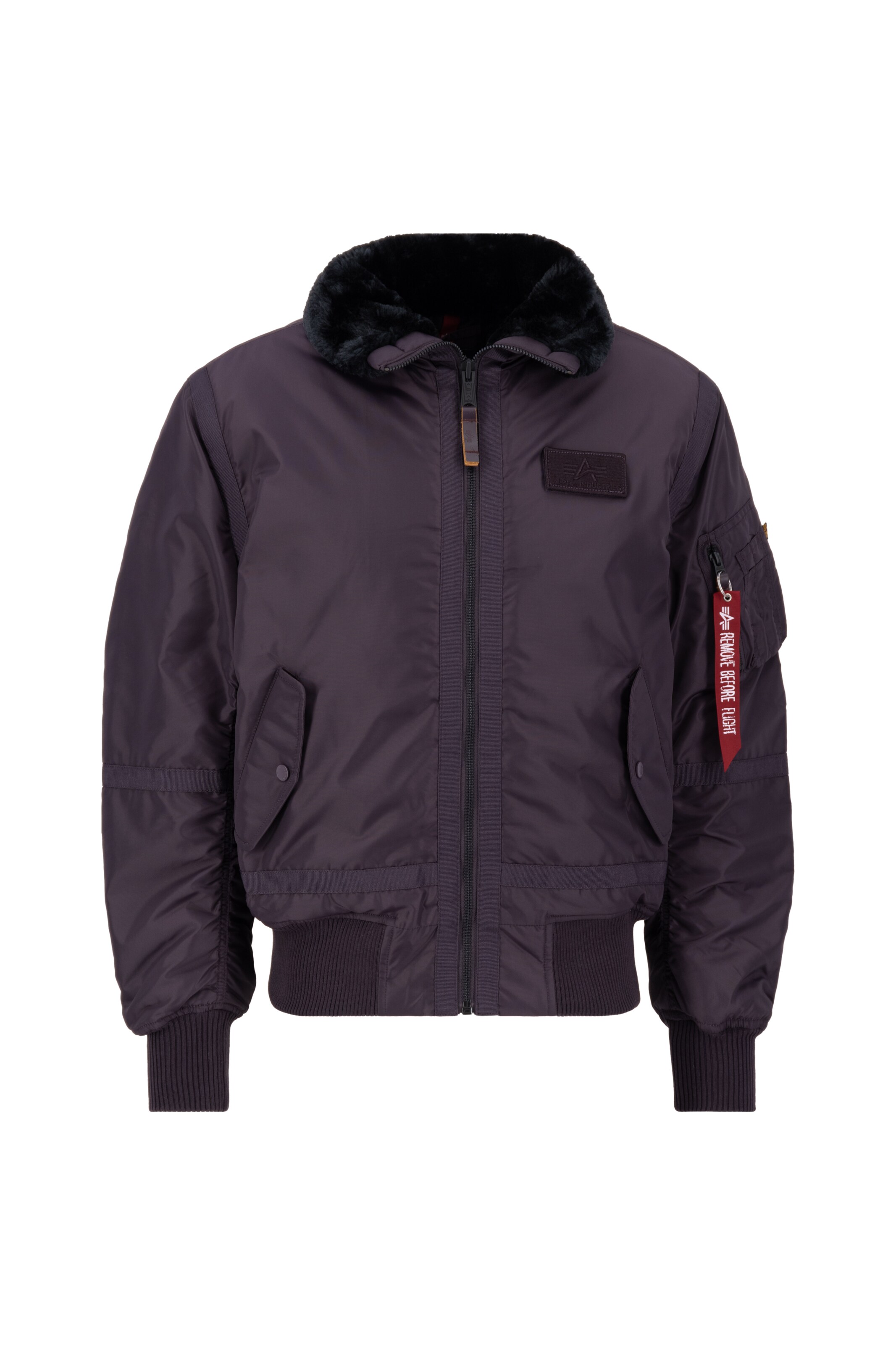 ALPHA INDUSTRIES Зимняя куртка 'B15-3 TT' в Лиловый: спереди