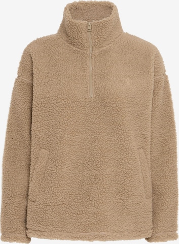 Oxmo - Pullover 'Tolirone' em bege: frente