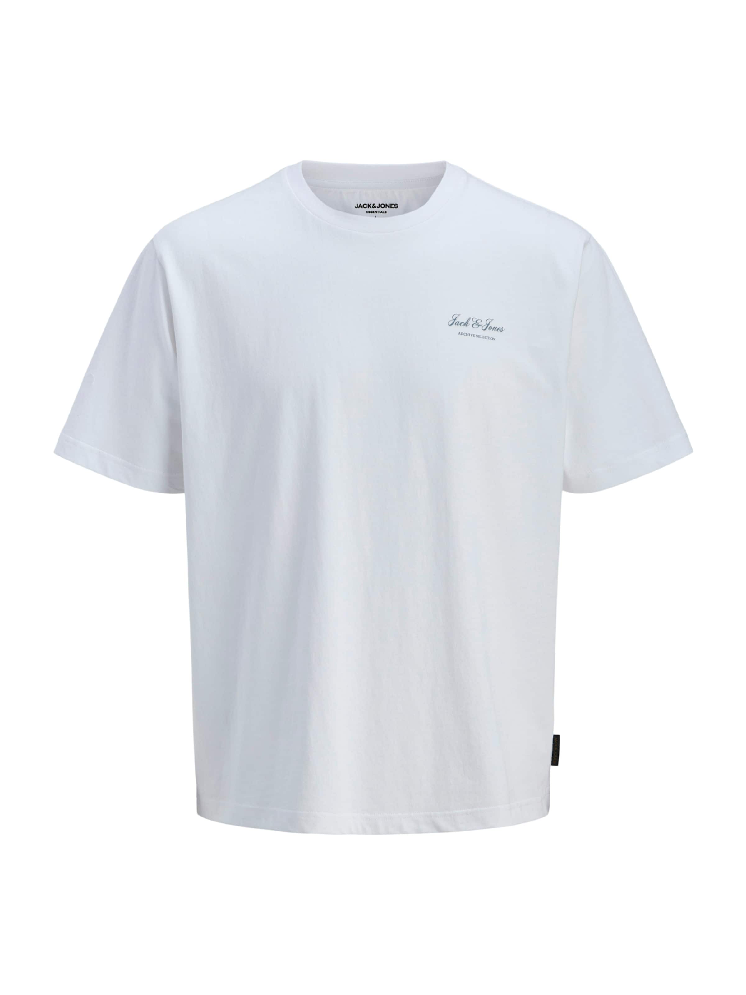 JACK & JONES Bluser & t-shirts 'JJEArchive' i hvid: forside