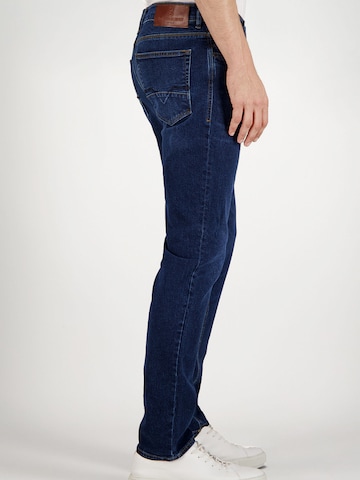 ATELIER GARDEUR Slimfit Jeans "Bennet", authentische Used-Effekte, Modern Fit in Blau