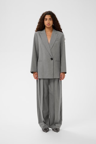 InWear Wide Leg Bukser med fals 'HosannaIW' i grå