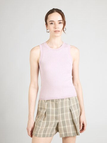 JDY Knitted Top 'JDYAYA' in Pink: front