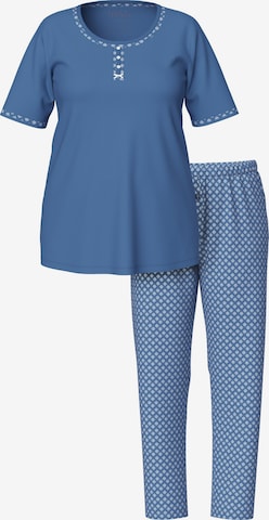 Ulla Popken Pyjama in Blau: Vorderseite