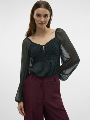 VERO MODA Bluse 'DINA' i sort