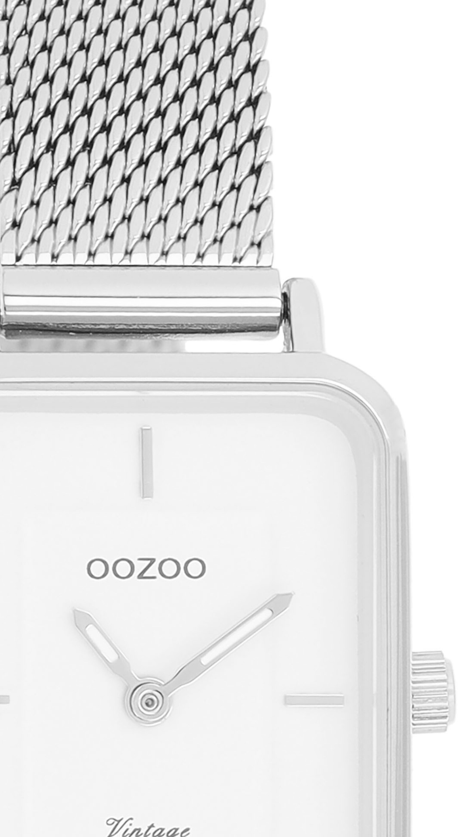 OOZOO Analog Watch in Silver