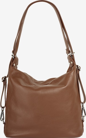 Cabas Samantha Look en marron : devant