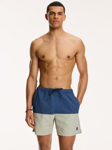 Shorts de bain Shiwi en beige : devant