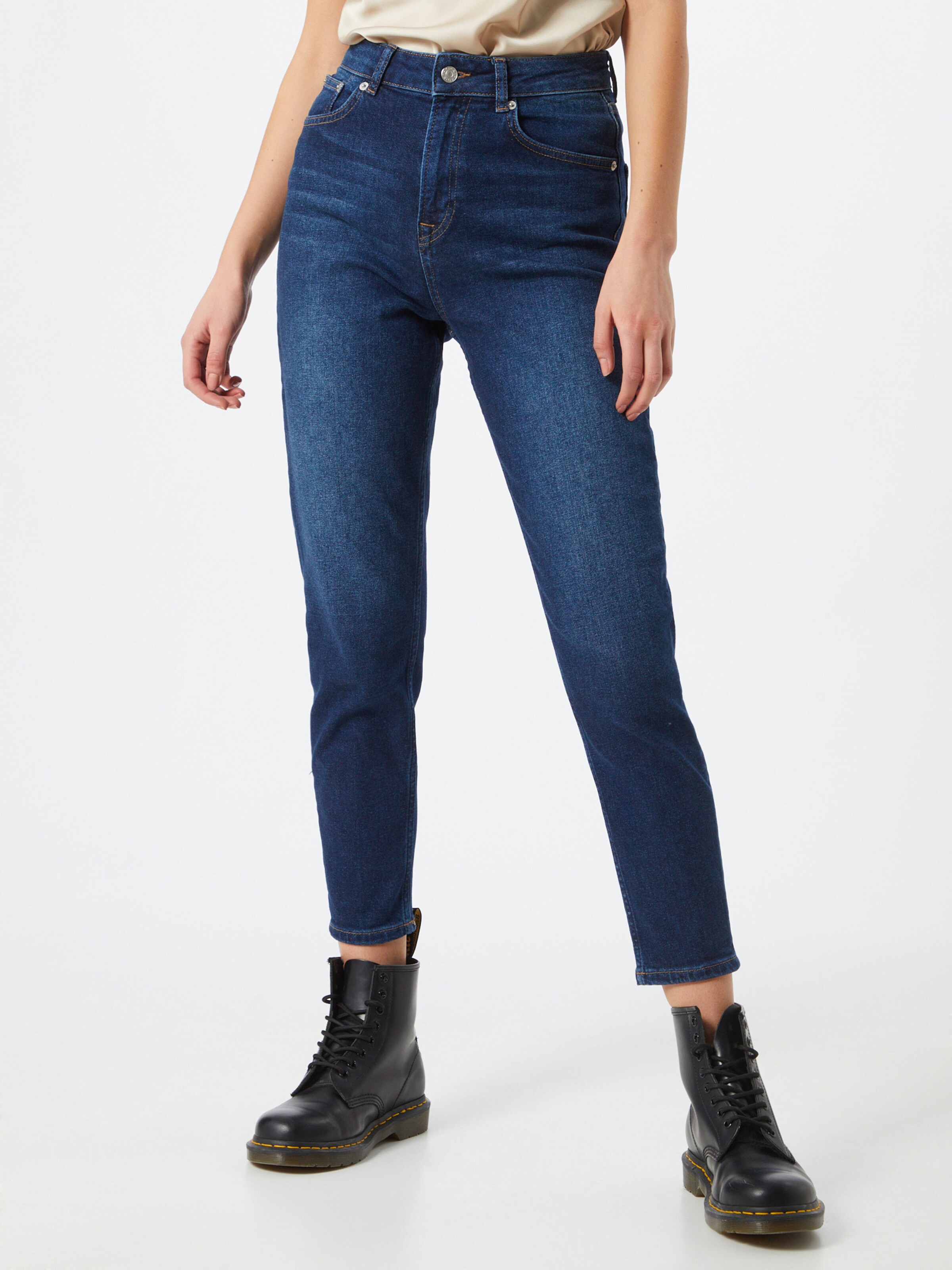Frauen Jeans NA-KD Jeans in Dunkelblau - RI53720
