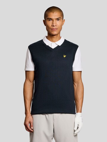 Lyle & Scott Sweater Vest in Blue: front
