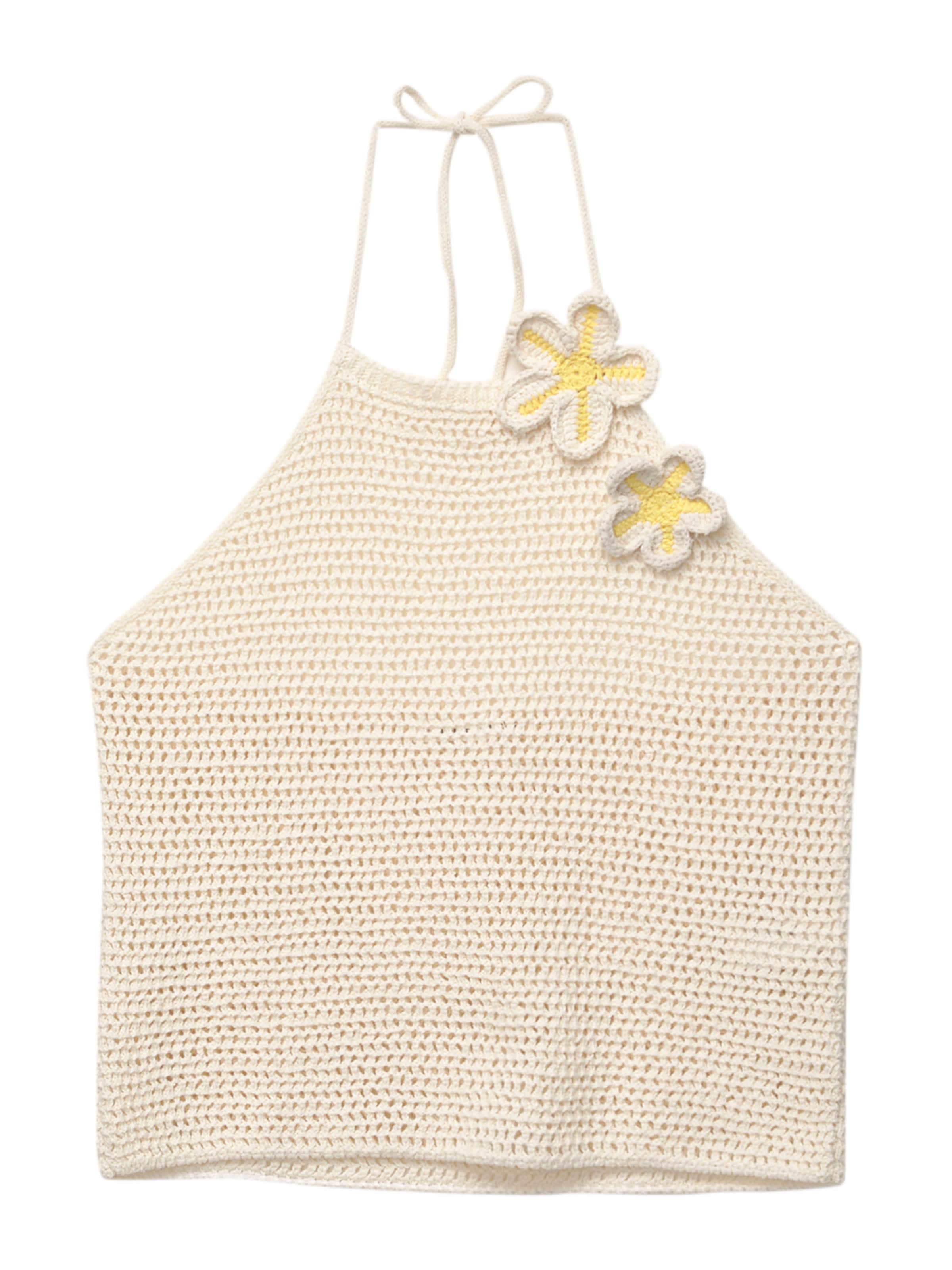 Pull&Bear Sticktop in Beige: Vorderseite