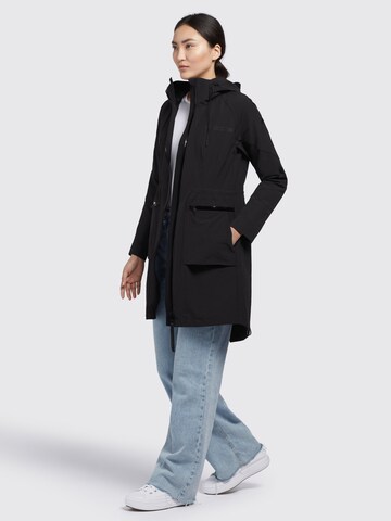 Manteau mi-saison khujo en noir