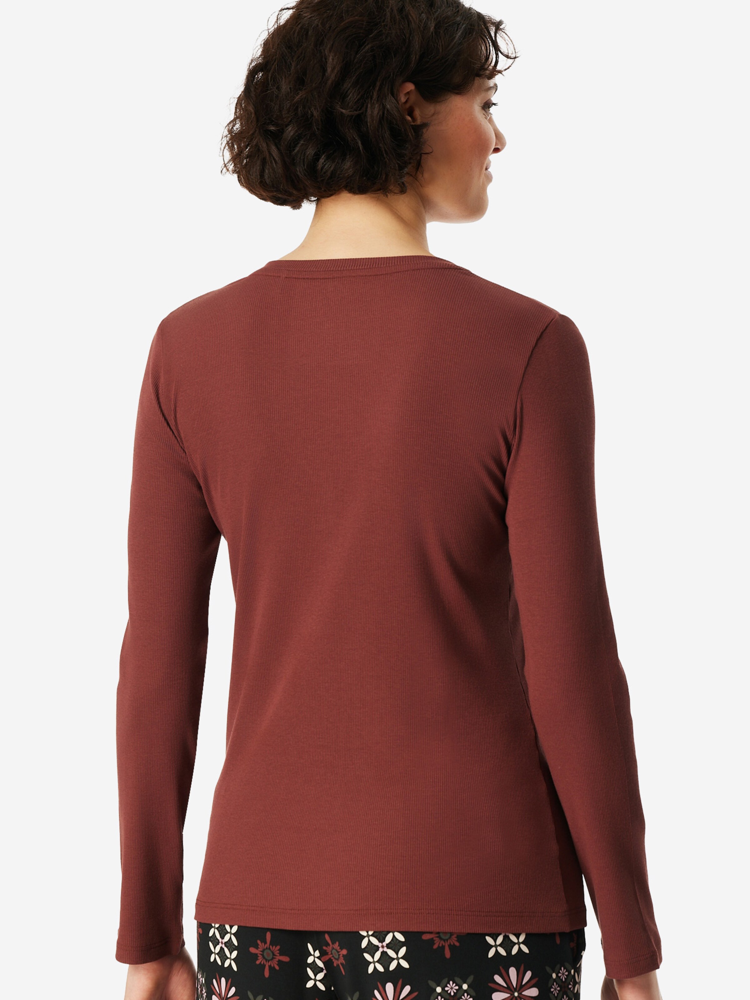 SCHIESSER Pyjamaoberteil ' Mix + Relax ' in Rot