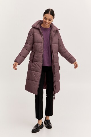 b.young - Abrigo de invierno en gris