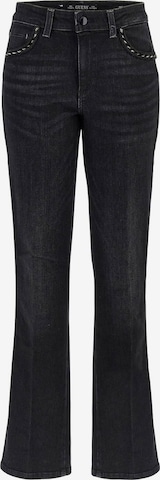 GUESS Flared Jeans in Black: front