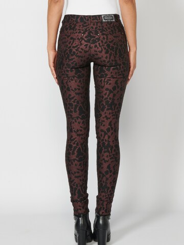 Skinny Pantalon KOROSHI en noir