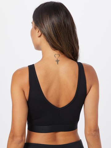 ADIDAS SPORTSWEAR Bralette Sports bra 'Essentials 3-Stripes With Removable Pads' in Black