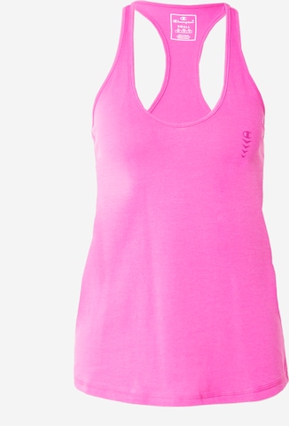 Champion Authentic Athletic Apparel Sporttop in Roze: voorkant