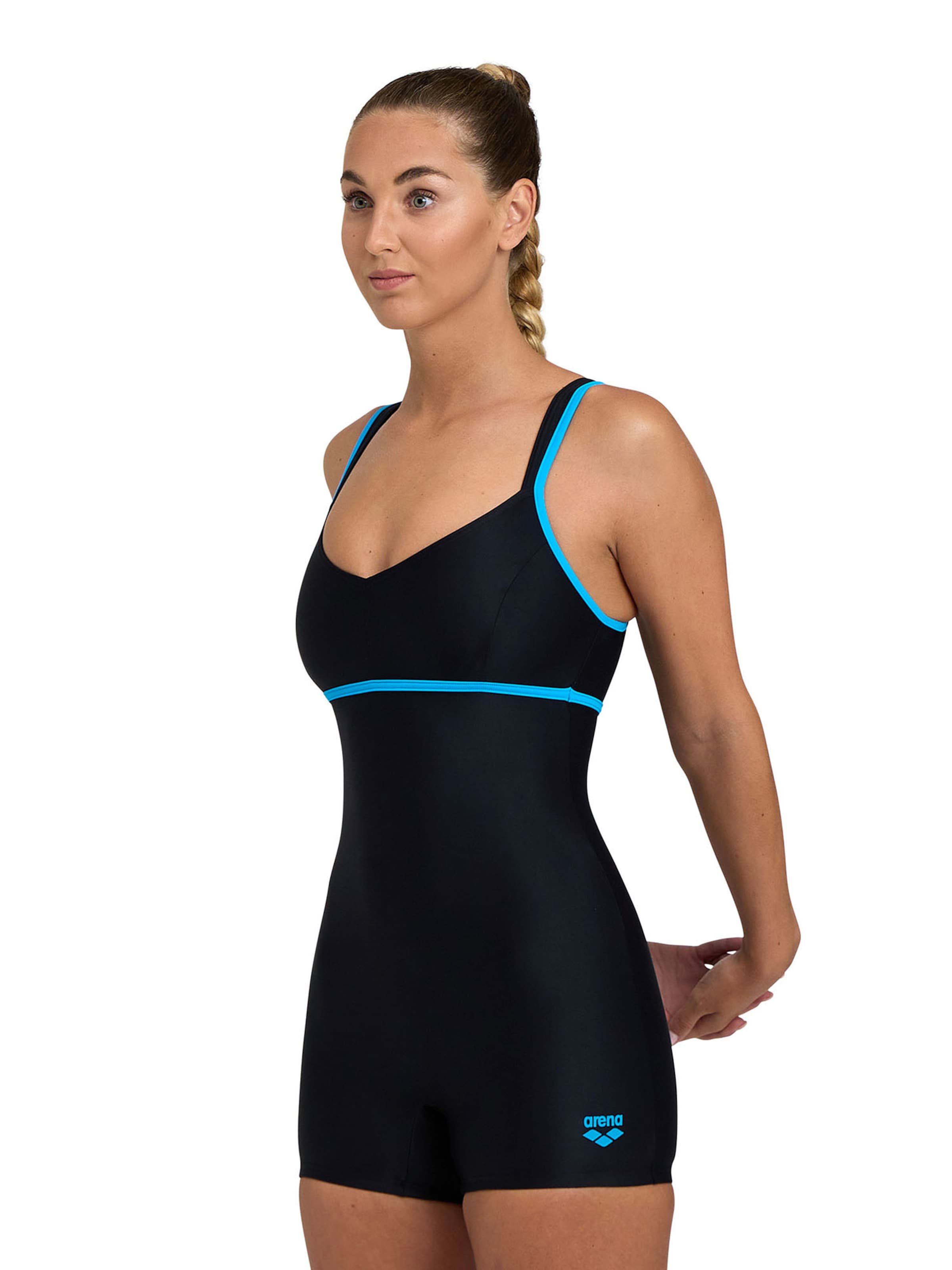 ARENA Bralette Swimsuit 'VENUS COMBI R' in Black: front