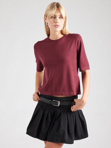 VERO MODA Свитер 'VMSILJE' в Красный: спереди