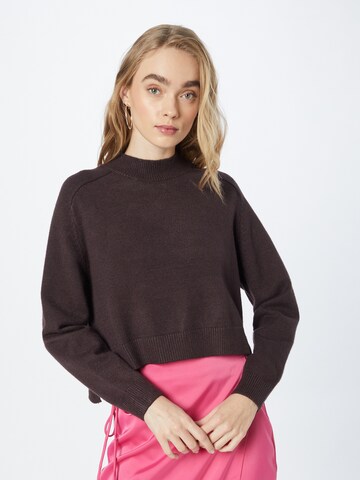 Pull-over Tally Weijl en marron : devant