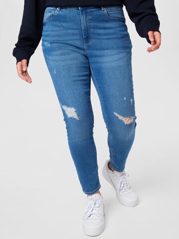 Regular Jean 'DAISY' ONLY Curve en bleu : devant