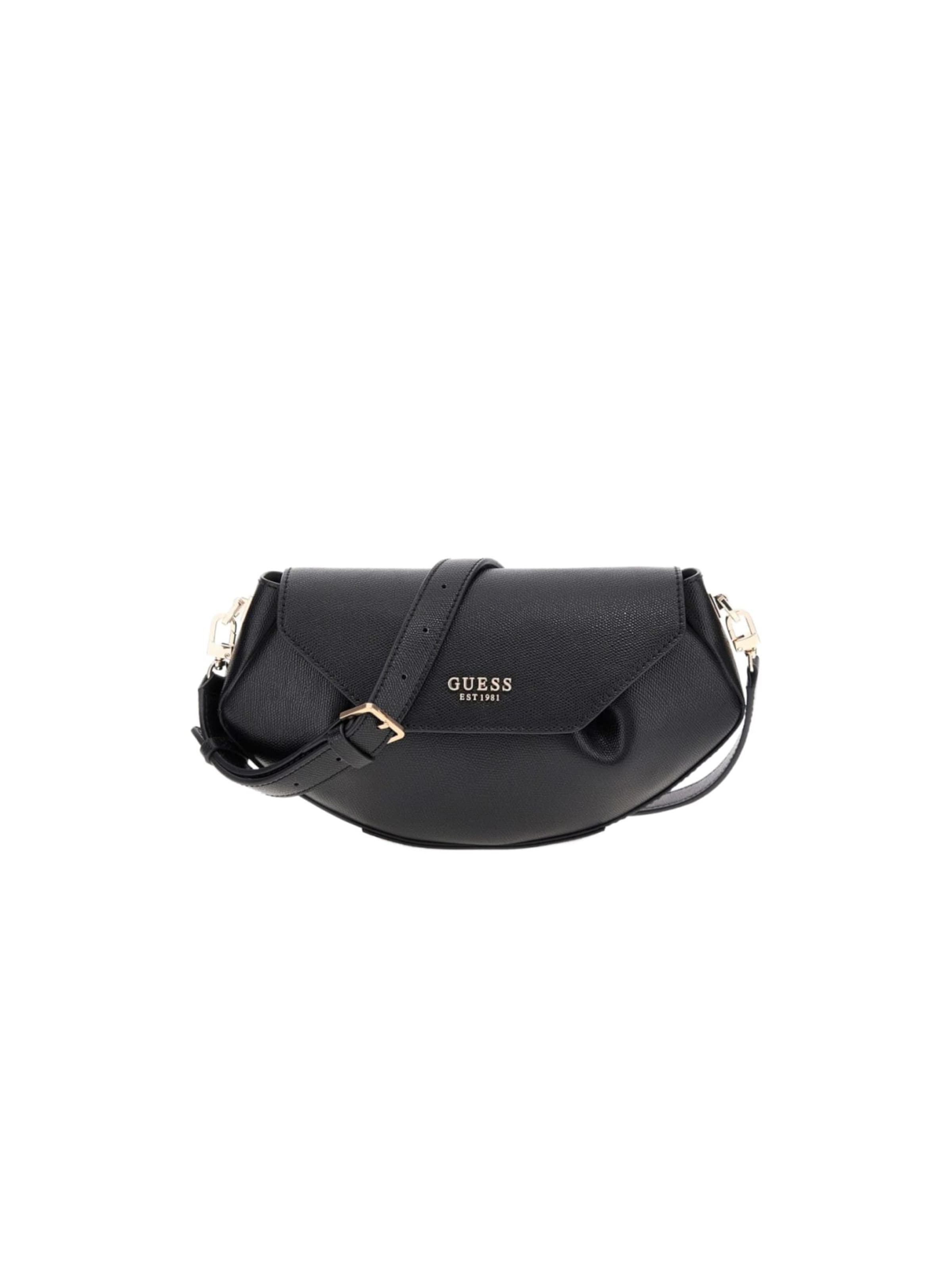 GUESS - Mala de ombro 'Guess Sac Bandoulière Noelle Girlfriend Sa Black' em preto: frente