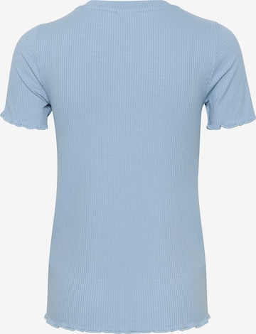 T-shirt 'Drew' Kaffe en bleu