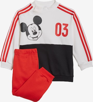 ADIDAS PERFORMANCE Sports Suit 'Disney Mickey Maus' in White: front