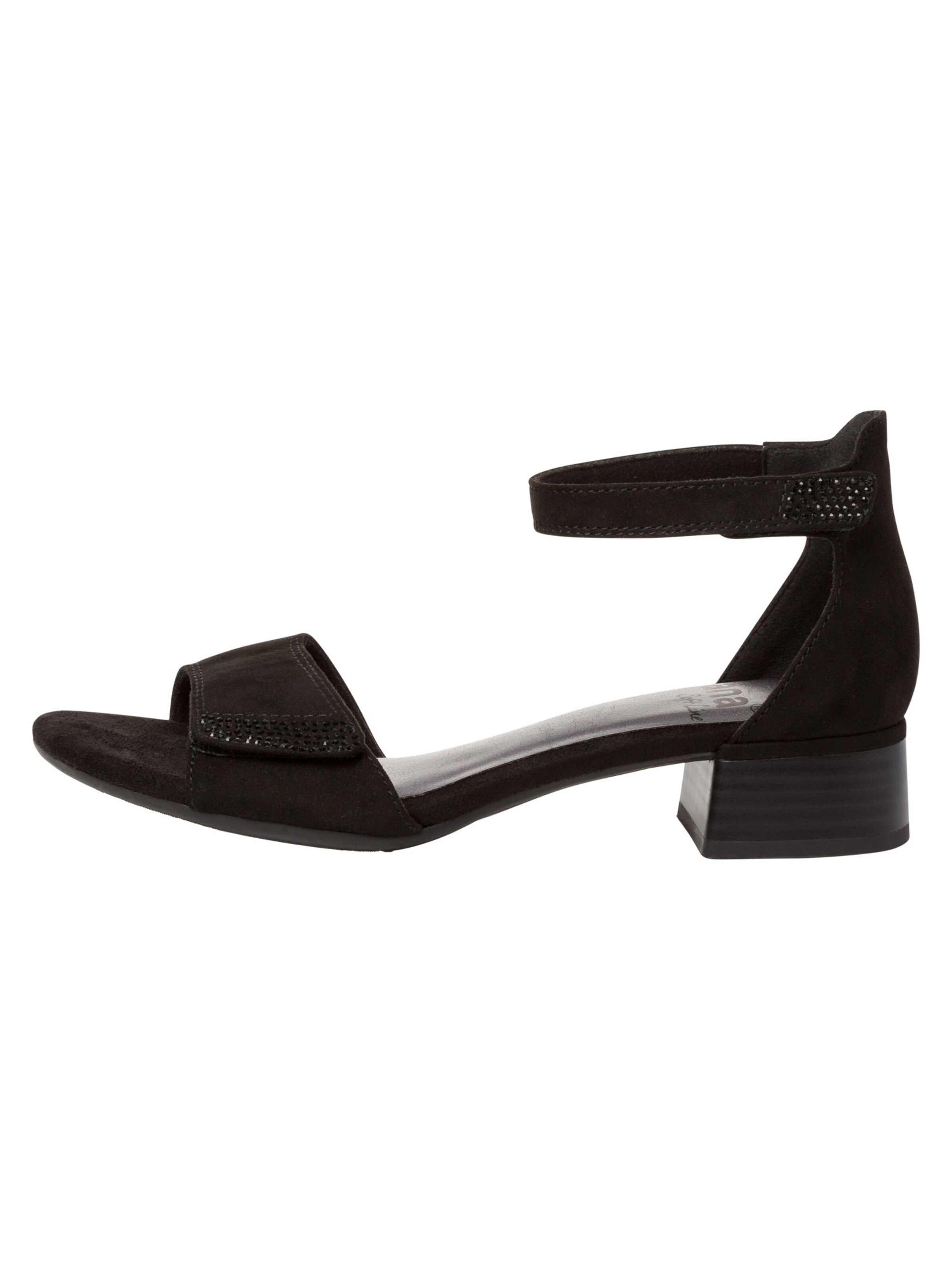 JANA Sandale in Schwarz