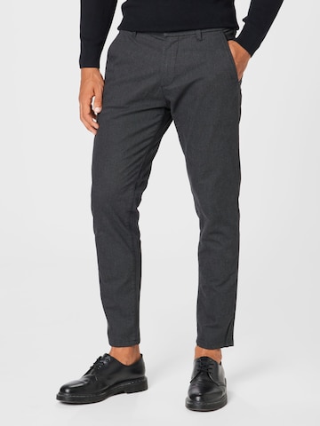 Coupe slim Pantalon ESPRIT en gris : devant