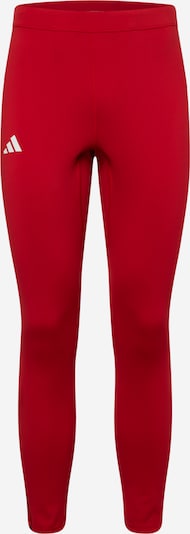 ADIDAS PERFORMANCE Sports trousers 'ADIZERO' in Red / White, Item view