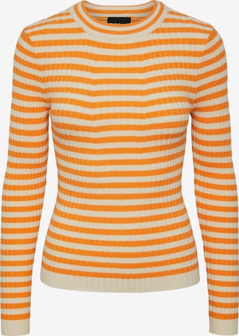 PIECES Pullover 'Crista' in Orange: predná strana