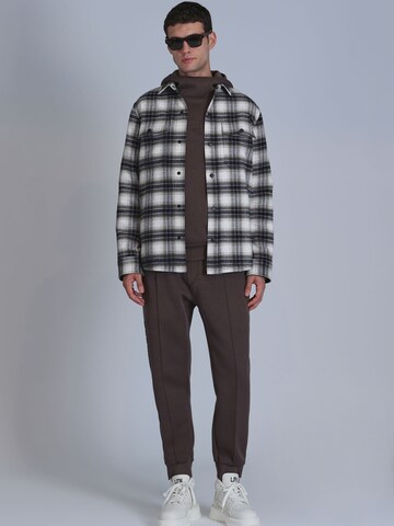 Lufian Regular fit Overhemd in Bruin