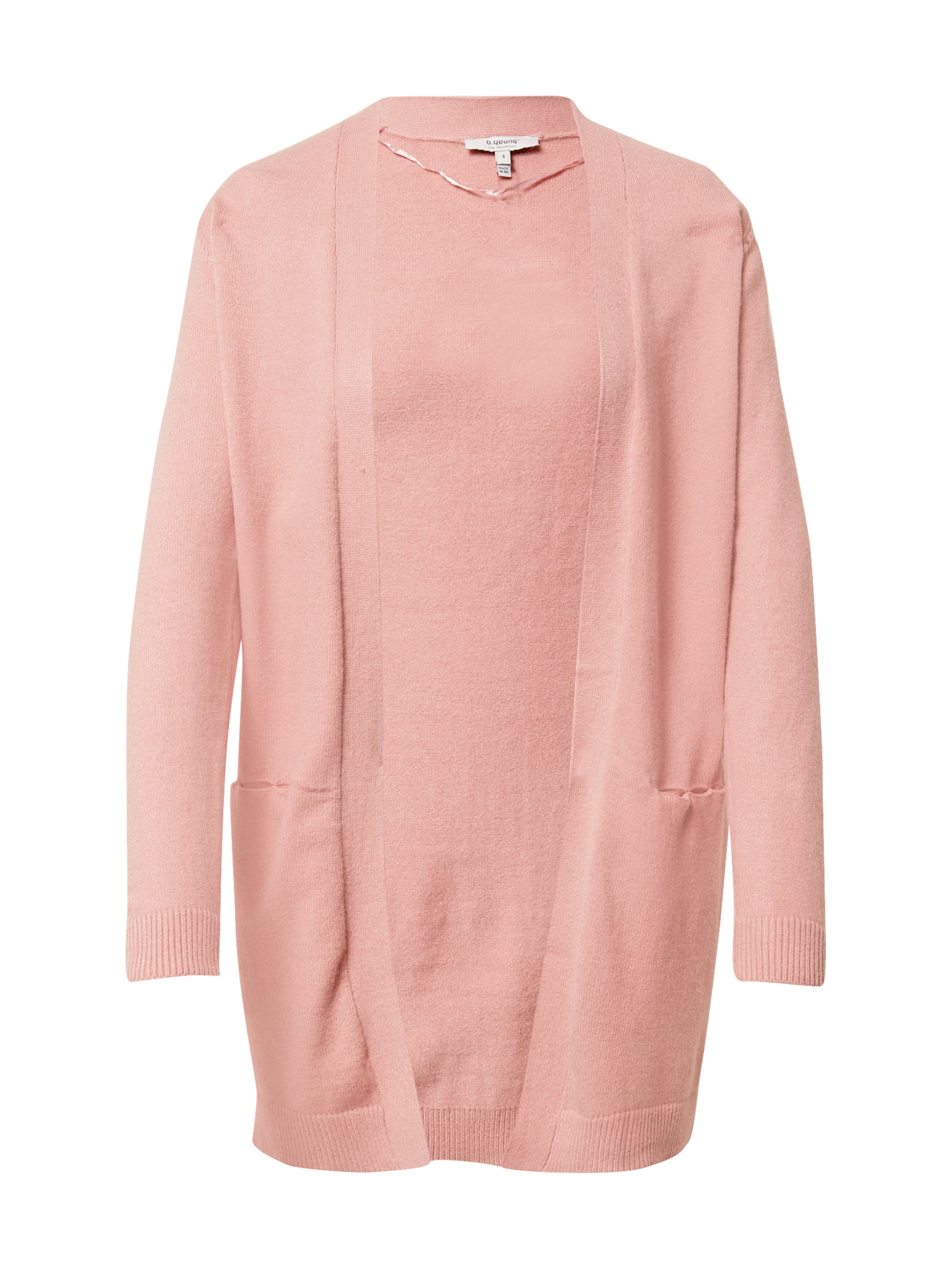 b.young Вязаная кофта 'Nonina' в Ярко-розовый: спереди