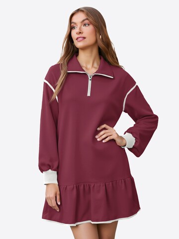 Imily Bela Šaty - Červená: predná strana