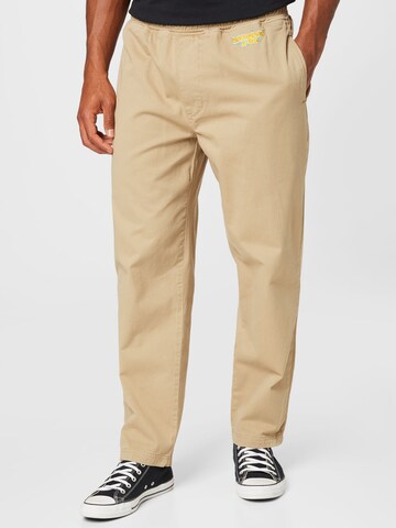 HOMEBOY Loose fit Pants in Beige: front