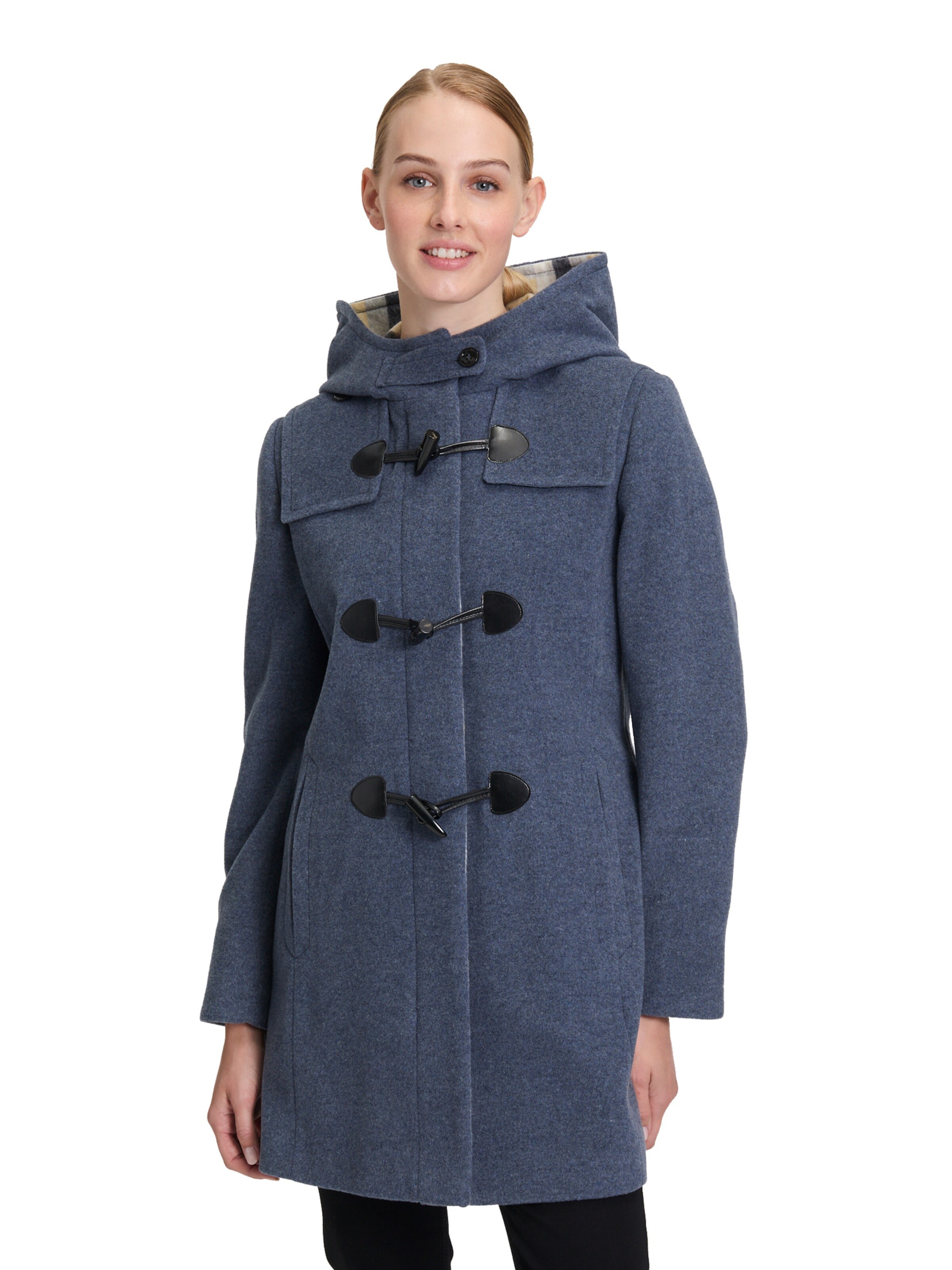 GIL BRET Between-seasons coat in Blue: front