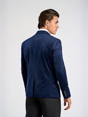 Lindbergh Slim fit Business-colbert in Blauw