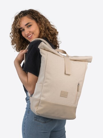 Sac à dos 'Adam Medium' Johnny Urban en beige : devant